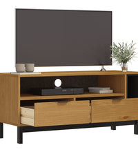 TV-Schrank FLAM 110x40x50 cm Massivholz Kiefer