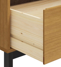 Sideboard mit Glastür FLAM 80x40x80 cm Massivholz Kiefer