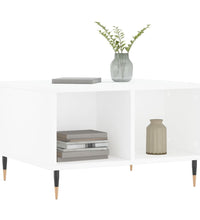 Couchtisch Weiß 60x50x36,5 cm Holzwerkstoff