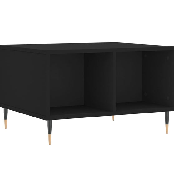 Couchtisch Schwarz 60x50x36,5 cm Holzwerkstoff