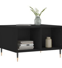 Couchtisch Schwarz 60x50x36,5 cm Holzwerkstoff