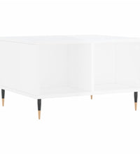 Couchtisch Hochglanz-Weiß 60x50x36,5 cm Holzwerkstoff