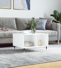 Couchtisch Hochglanz-Weiß 60x50x36,5 cm Holzwerkstoff