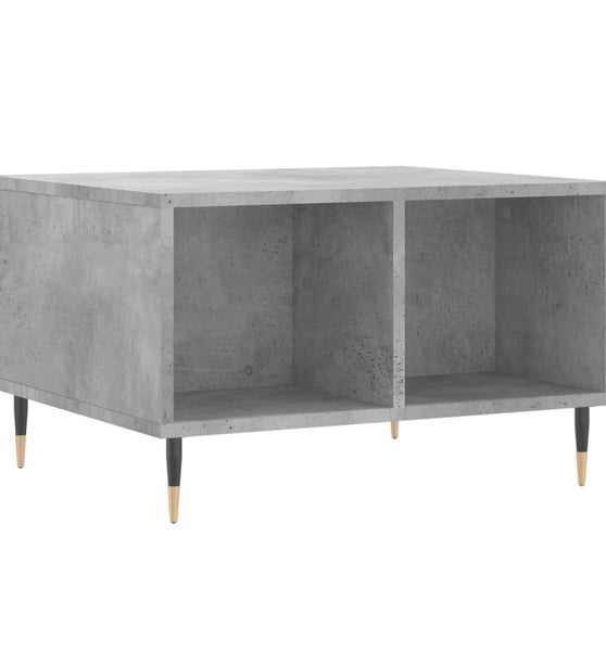 Couchtisch Betongrau 60x50x36,5 cm Holzwerkstoff