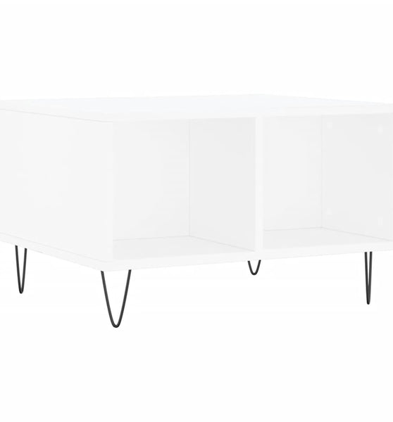 Couchtisch Weiß 60x50x36,5 cm Holzwerkstoff