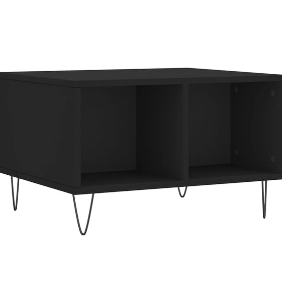 Couchtisch Schwarz 60x50x36,5 cm Holzwerkstoff