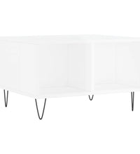 Couchtisch Hochglanz-Weiß 60x50x36,5 cm Holzwerkstoff