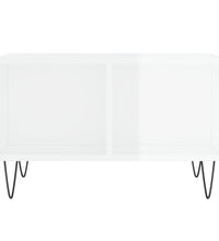 Couchtisch Hochglanz-Weiß 60x50x36,5 cm Holzwerkstoff