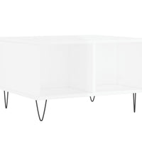 Couchtisch Hochglanz-Weiß 60x50x36,5 cm Holzwerkstoff