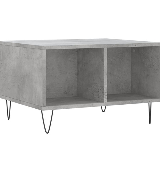 Couchtisch Betongrau 60x50x36,5 cm Holzwerkstoff