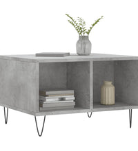 Couchtisch Betongrau 60x50x36,5 cm Holzwerkstoff