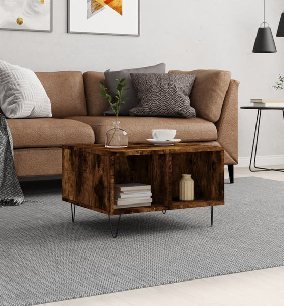 Couchtisch Räuchereiche 60x50x36,5 cm Holzwerkstoff