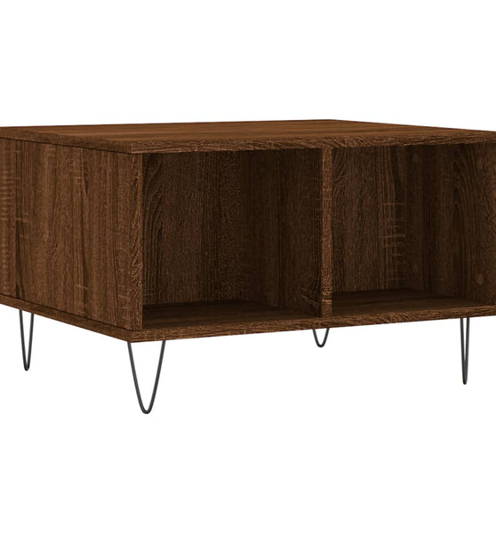 Couchtisch Braun Eichen-Optik 60x50x36,5 cm Holzwerkstoff