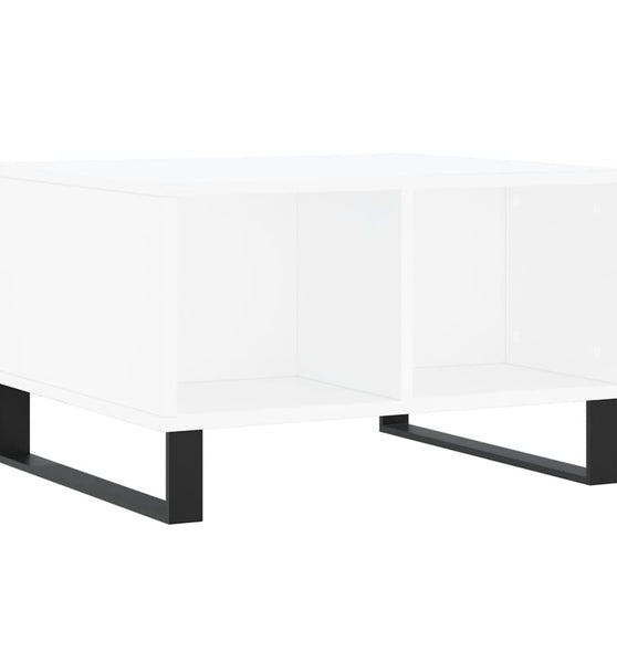 Couchtisch Weiß 60x50x36,5 cm Holzwerkstoff