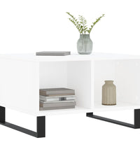 Couchtisch Weiß 60x50x36,5 cm Holzwerkstoff