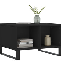 Couchtisch Schwarz 60x50x36,5 cm Holzwerkstoff