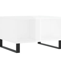 Couchtisch Hochglanz-Weiß 60x50x36,5 cm Holzwerkstoff