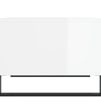 Couchtisch Hochglanz-Weiß 60x50x36,5 cm Holzwerkstoff