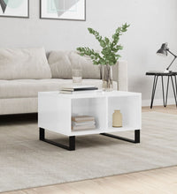 Couchtisch Hochglanz-Weiß 60x50x36,5 cm Holzwerkstoff