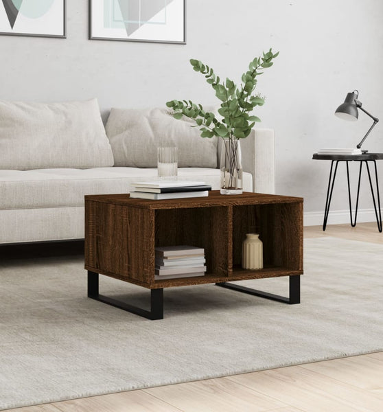 Couchtisch Braun Eichen-Optik 60x50x36,5 cm Holzwerkstoff