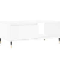 Couchtisch Weiß 90x50x36,5 cm Holzwerkstoff