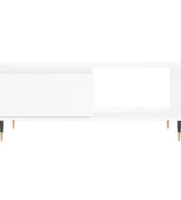 Couchtisch Weiß 90x50x36,5 cm Holzwerkstoff