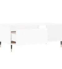 Couchtisch Weiß 90x50x36,5 cm Holzwerkstoff