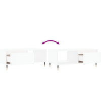 Couchtisch Weiß 90x50x36,5 cm Holzwerkstoff