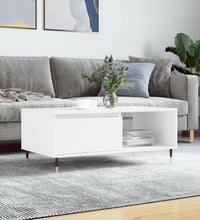 Couchtisch Weiß 90x50x36,5 cm Holzwerkstoff