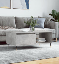 Couchtisch Betongrau 90x50x36,5 cm Holzwerkstoff