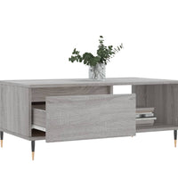 Couchtisch Grau Sonoma 90x50x36,5 cm Holzwerkstoff