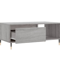 Couchtisch Grau Sonoma 90x50x36,5 cm Holzwerkstoff