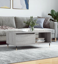 Couchtisch Grau Sonoma 90x50x36,5 cm Holzwerkstoff