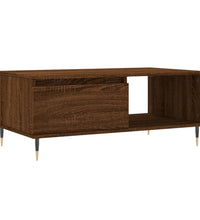 Couchtisch Braun Eichen-Optik 90x50x36,5 cm Holzwerkstoff