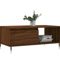 Couchtisch Braun Eichen-Optik 90x50x36,5 cm Holzwerkstoff