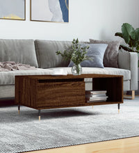 Couchtisch Braun Eichen-Optik 90x50x36,5 cm Holzwerkstoff