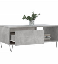 Couchtisch Betongrau 90x50x36,5 cm Holzwerkstoff