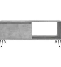 Couchtisch Betongrau 90x50x36,5 cm Holzwerkstoff