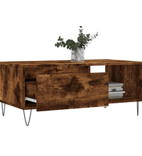 Couchtisch Räuchereiche 90x50x36,5 cm Holzwerkstoff