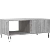 Couchtisch Grau Sonoma 90x50x36,5 cm Holzwerkstoff