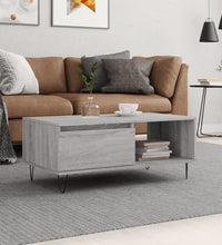 Couchtisch Grau Sonoma 90x50x36,5 cm Holzwerkstoff