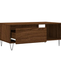 Couchtisch Braun Eichen-Optik 90x50x36,5 cm Holzwerkstoff