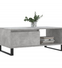 Couchtisch Betongrau 90x50x36,5 cm Holzwerkstoff