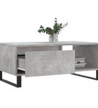 Couchtisch Betongrau 90x50x36,5 cm Holzwerkstoff