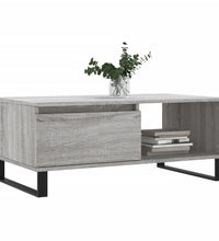 Couchtisch Grau Sonoma 90x50x36,5 cm Holzwerkstoff