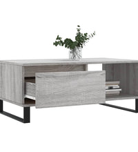 Couchtisch Grau Sonoma 90x50x36,5 cm Holzwerkstoff