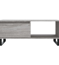 Couchtisch Grau Sonoma 90x50x36,5 cm Holzwerkstoff