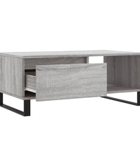 Couchtisch Grau Sonoma 90x50x36,5 cm Holzwerkstoff
