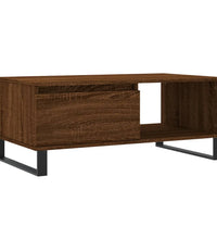 Couchtisch Braun Eichen-Optik 90x50x36,5 cm Holzwerkstoff