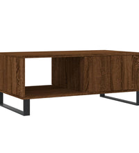 Couchtisch Braun Eichen-Optik 90x50x36,5 cm Holzwerkstoff
